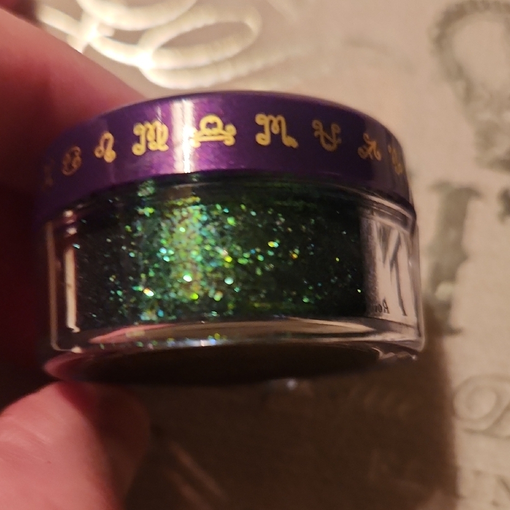 Lime Crime Zodiac All Purpose Glitter in CAPRICORN deep Green Rare Discontinued - Picture 4 of 5